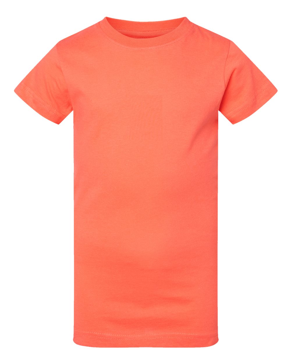 Front View of Papaya Girls' Fine Jersey Tee - 2616