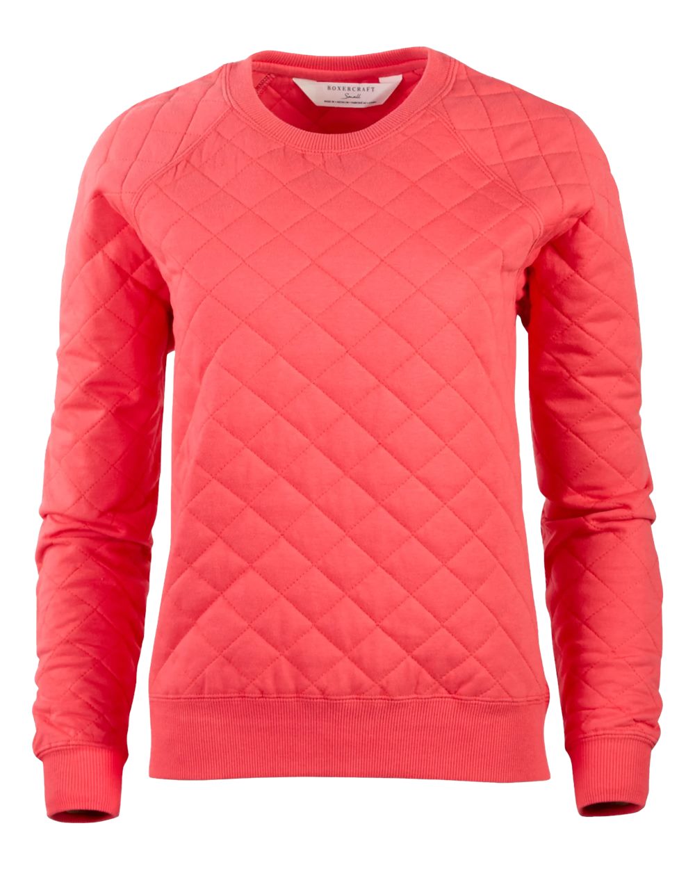 Front View of Paradise Women's Quilted Pullover - R08