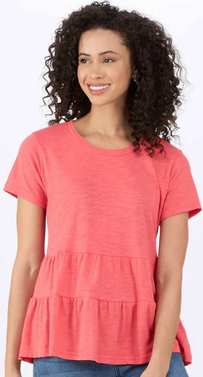Front View of Paradise Women's Willow T-Shirt - BW2401