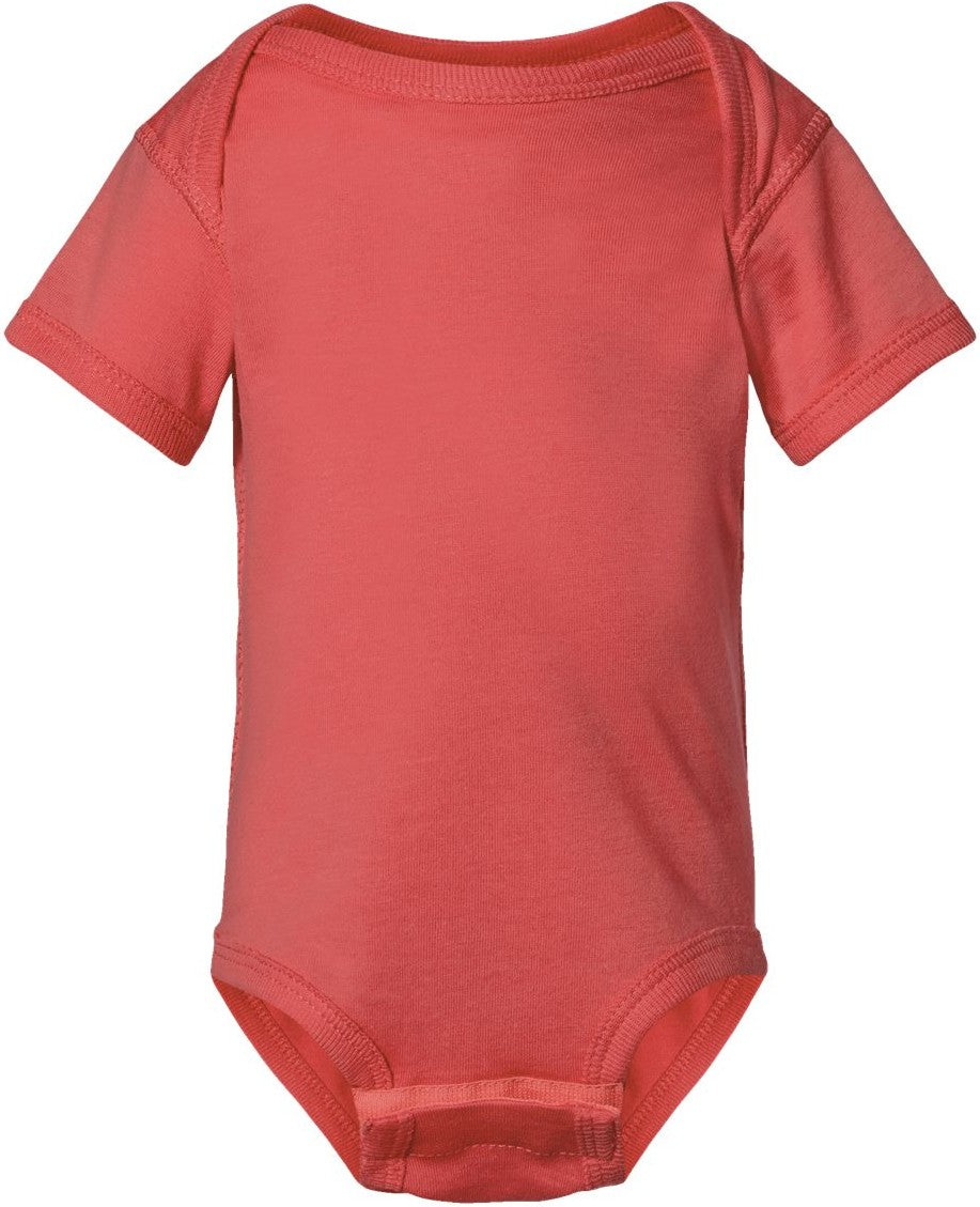 Front View of Passionfruit Infant Fine Jersey Bodysuit - 4424