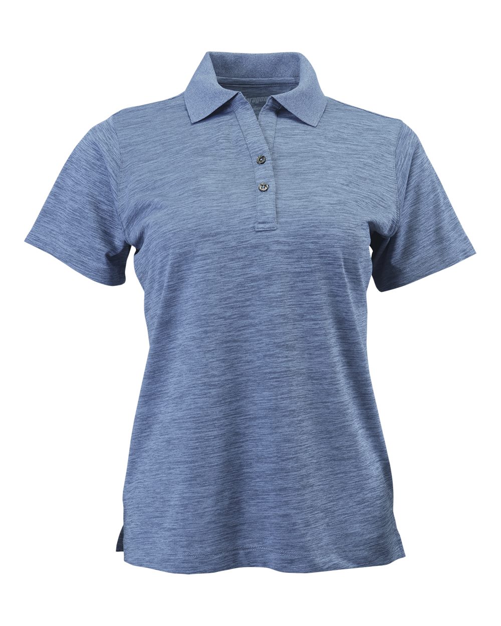 Peri Blue Heather Women's Dakota Striated Heather Polo - 131