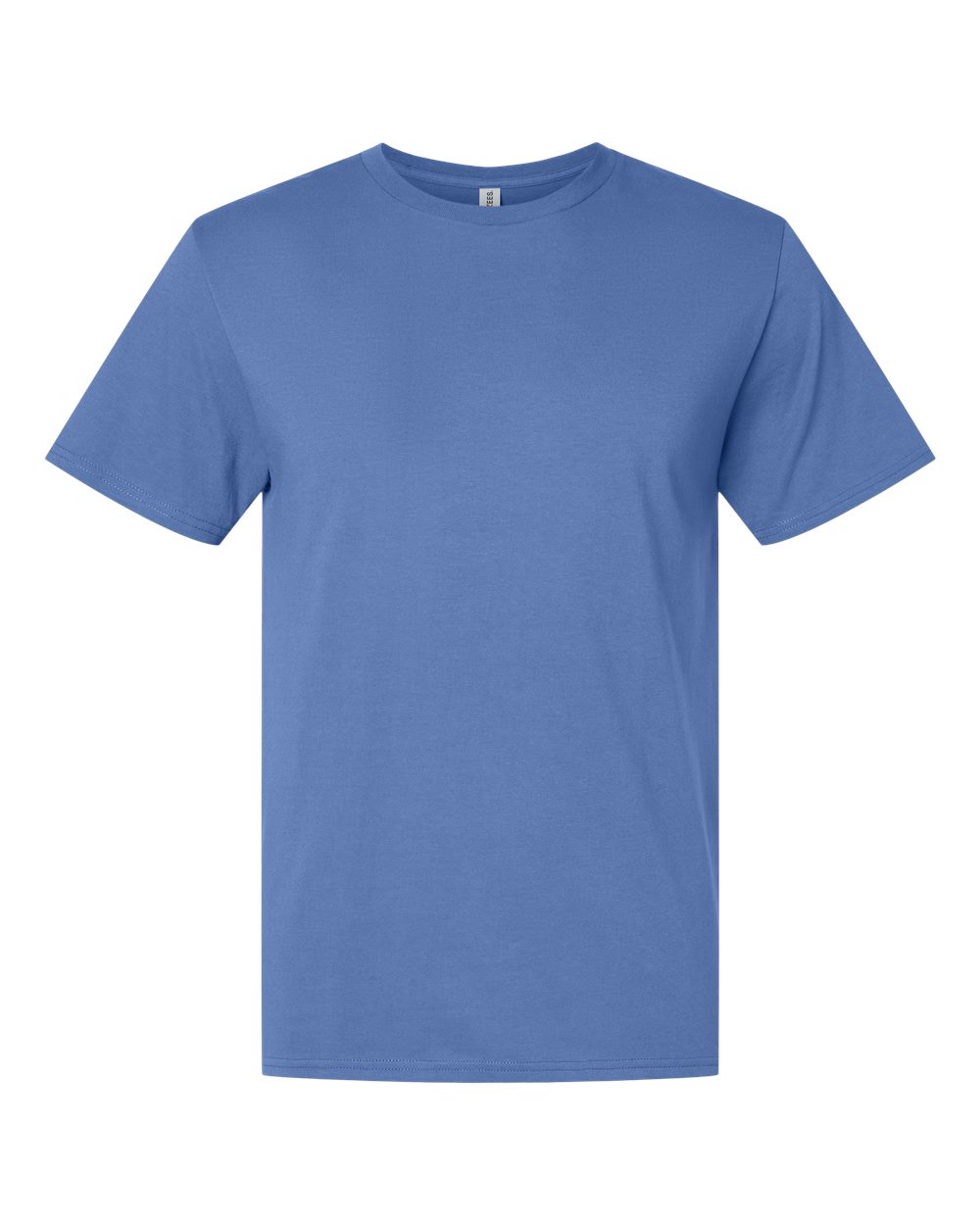 Front View of Periwinkle Blue Premium Cotton T-Shirt - 570MR