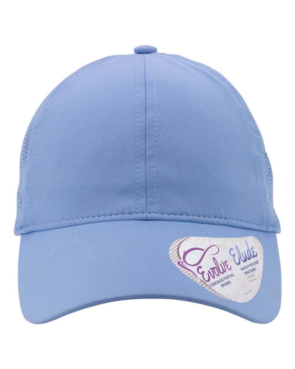 Periwinkle/ Floral Women's Perforated Performance Cap - GABY