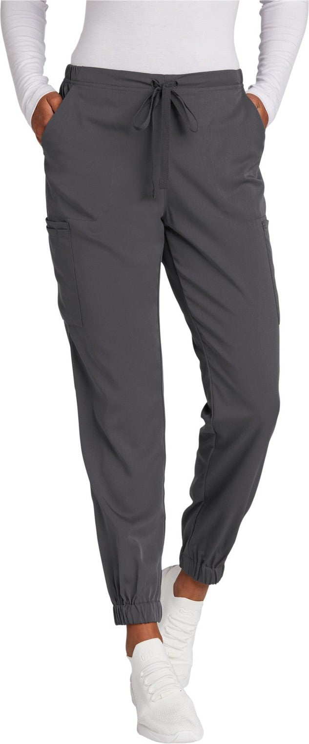 Front View of Pewter Wink Women's Premiere Flex Jogger Pant WW4258