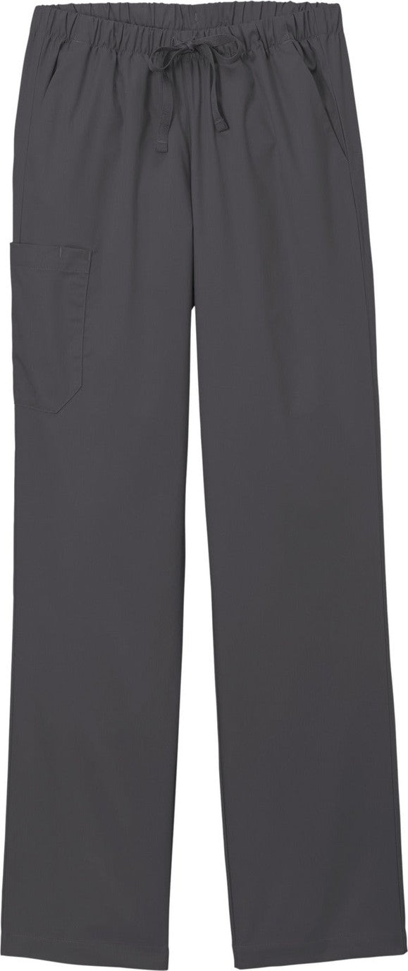 Front View of Pewter Wink Women's WorkFlex Cargo Pant WW4550