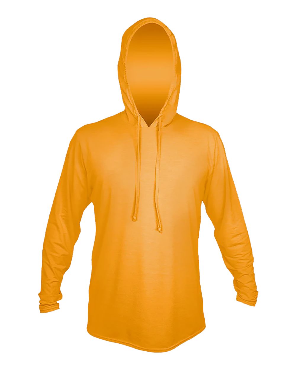 Front View of Phoenix Heathered Low Pro Tech Hooded Long Sleeve T-Shirt - MVLPRH8