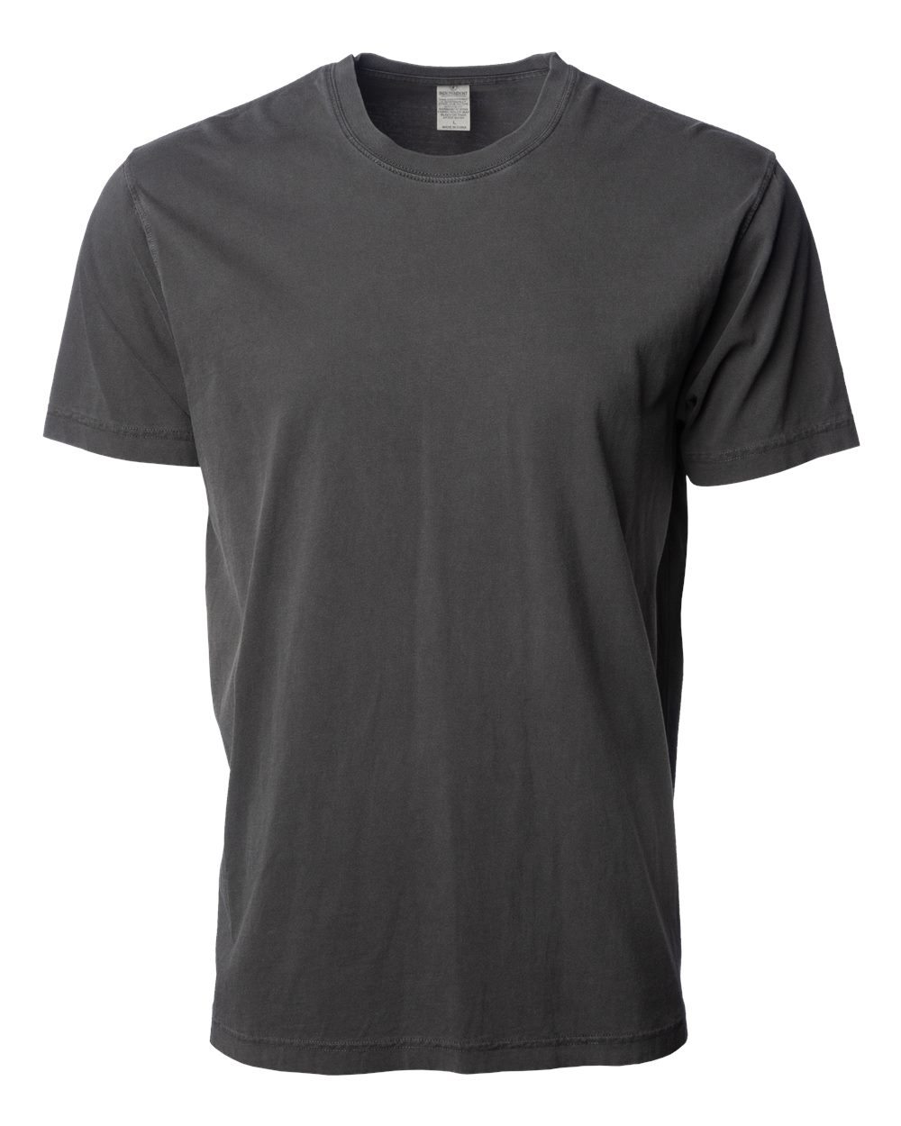 Front View of Pigment Black Premium Pigment-Dyed T-Shirt - PRM180PT