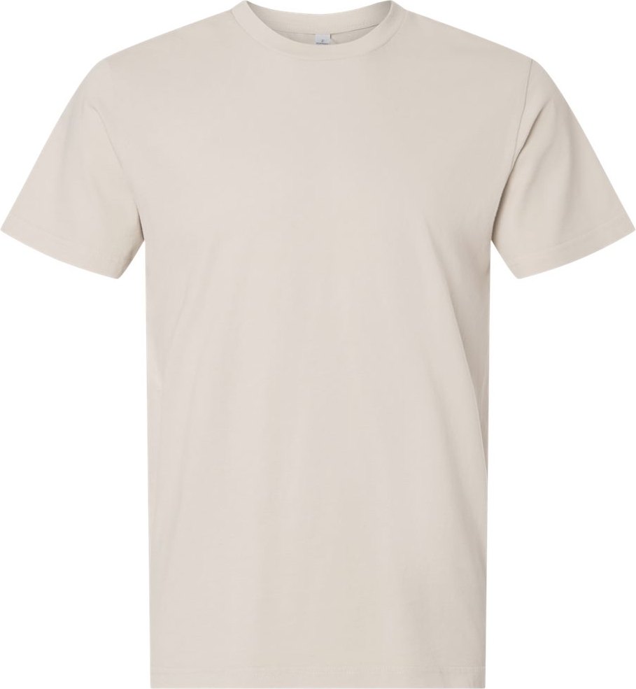 Front View of Pigment Ivory Premium Pigment-Dyed T-Shirt - PRM180PT