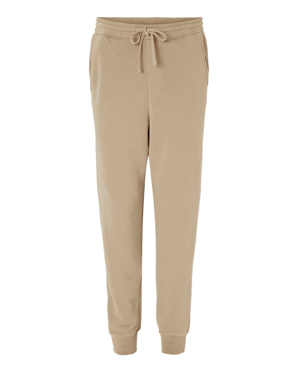 Front View of Pigment Sandstone Pigment-Dyed Fleece Pants - PRM50PTPD