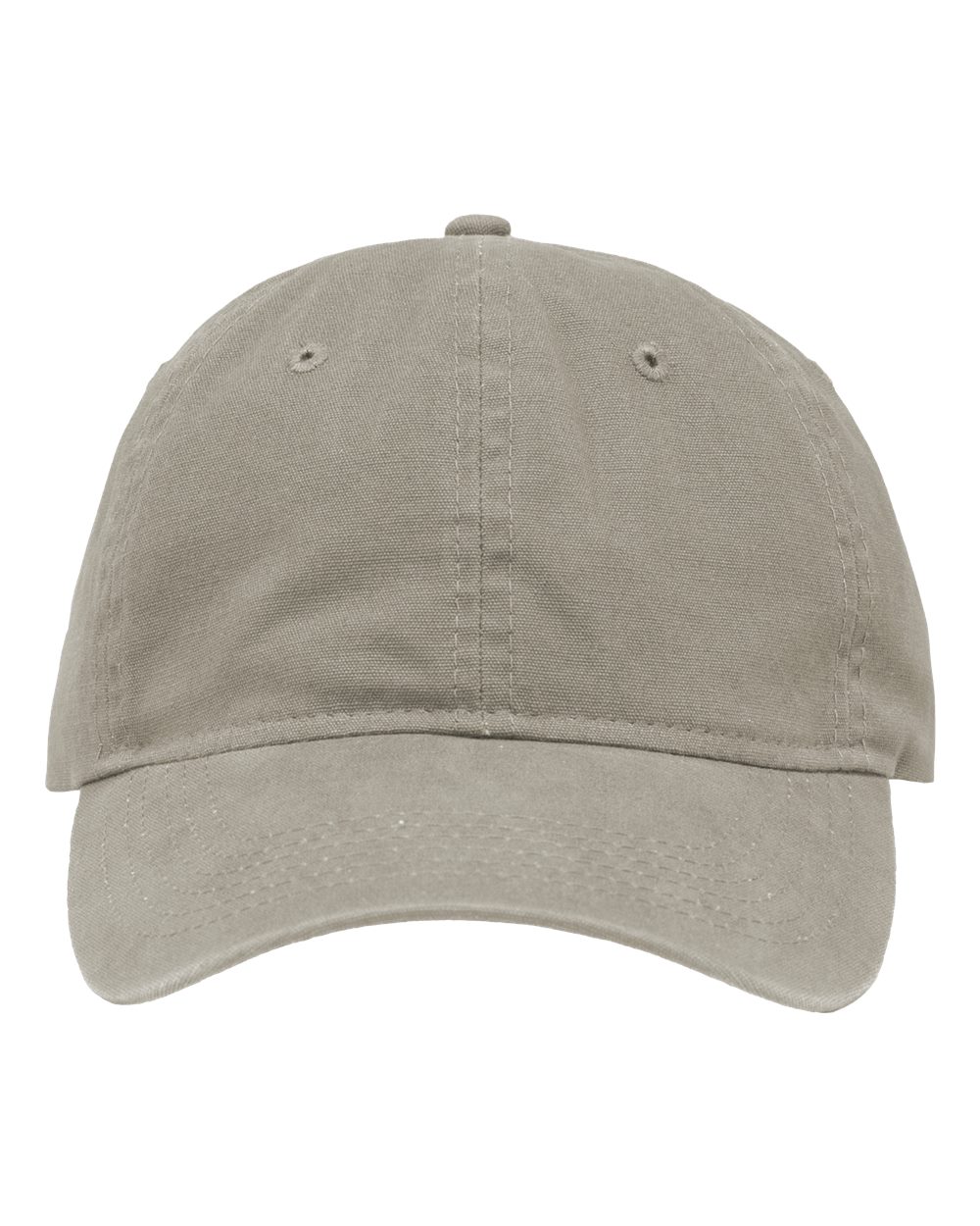 Front View of Pigment Stone Dad Hat Fit - SP1700