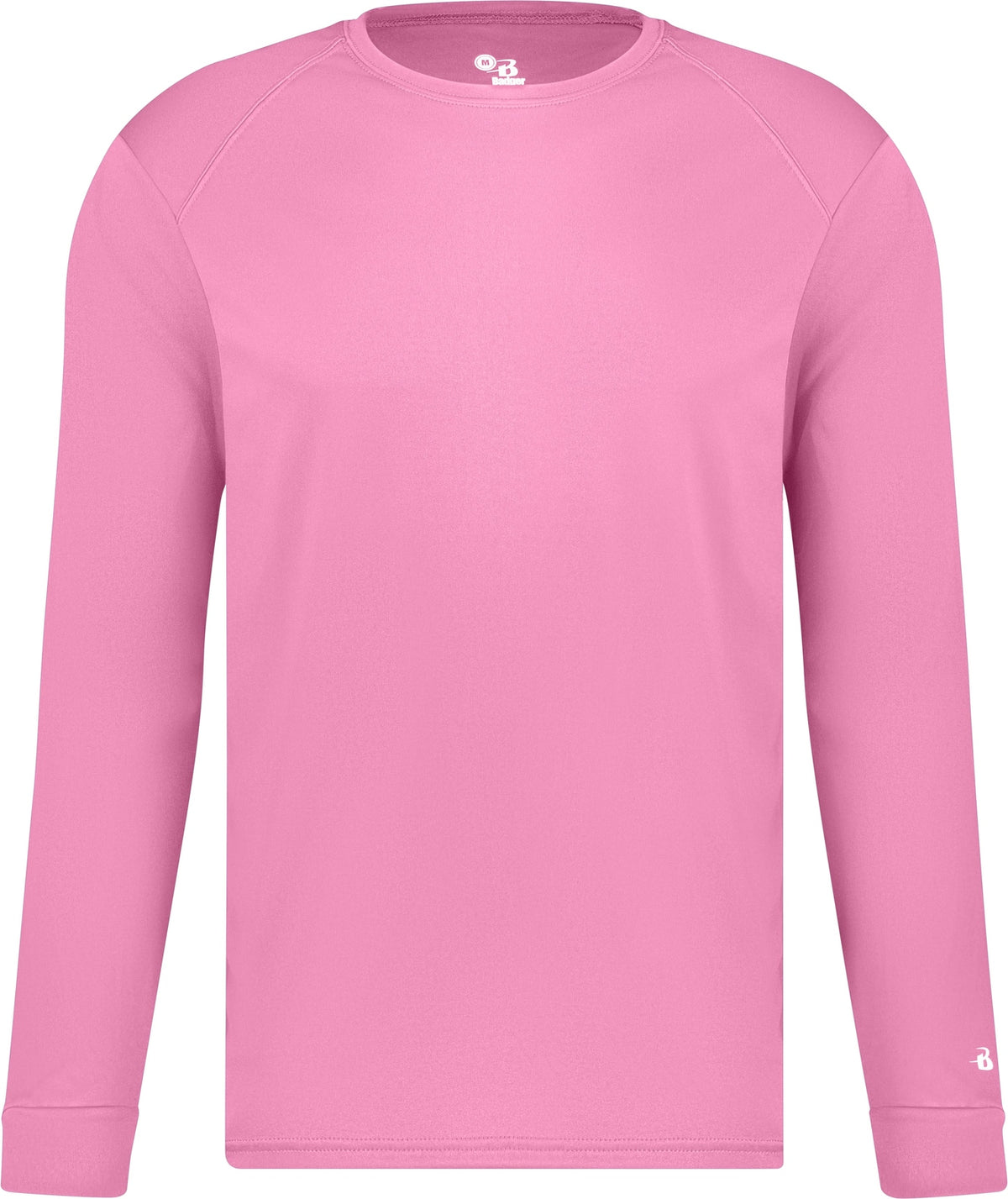 Front View of PINK B-CORE L/S TEE