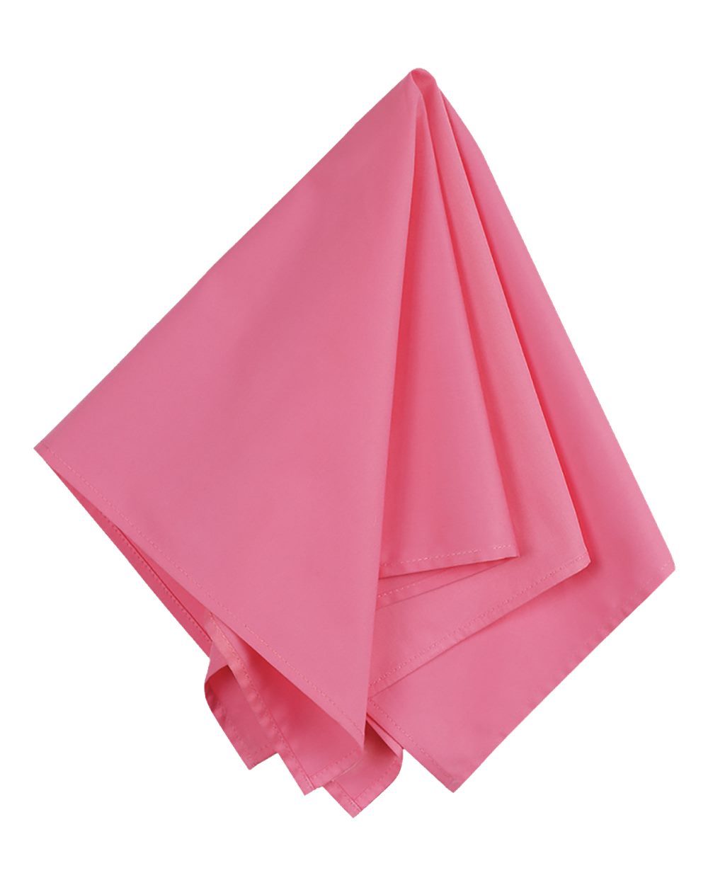 Front View of Pink Bandana - BA001 plain
