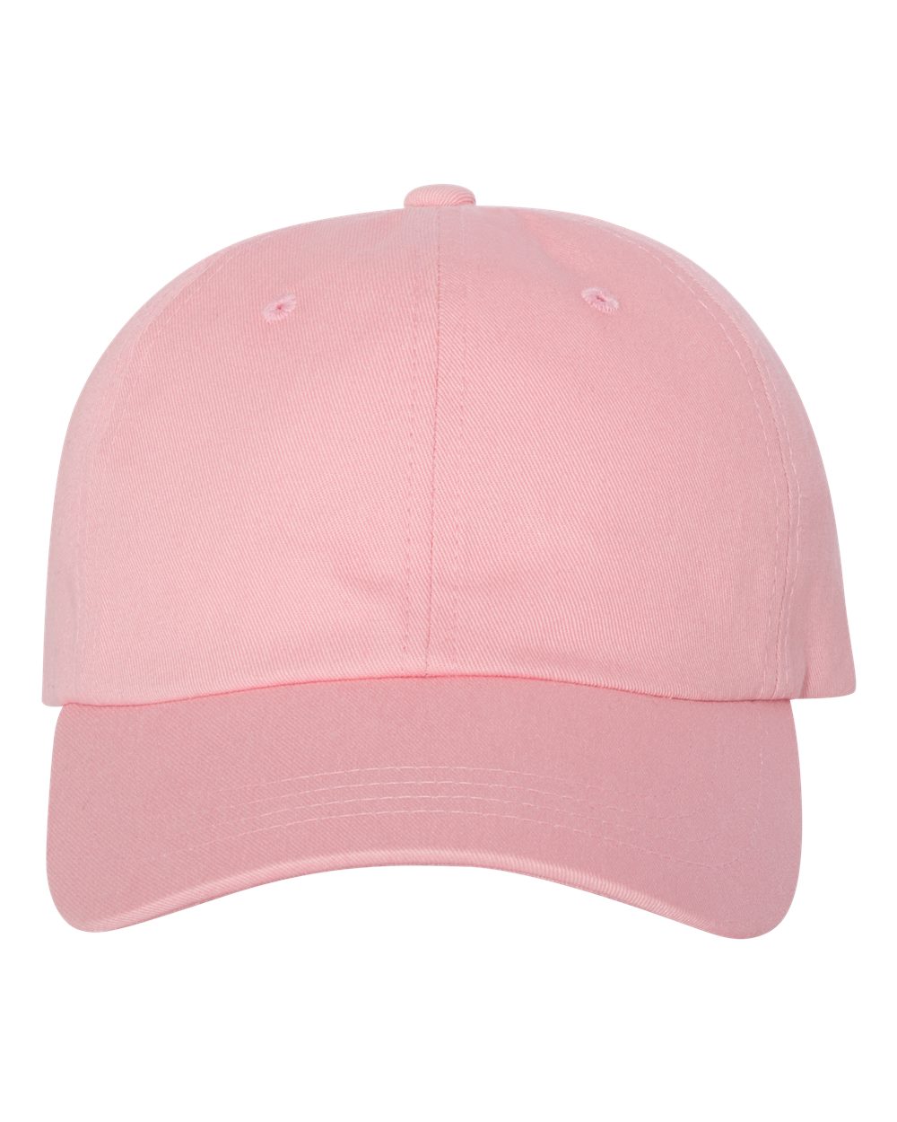 Front View of Pink Classic Dad Hat - 6245CM