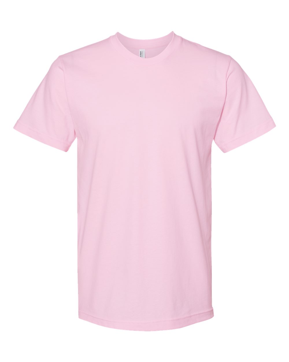 Front View of Pink Fine Jersey Tee - 2001