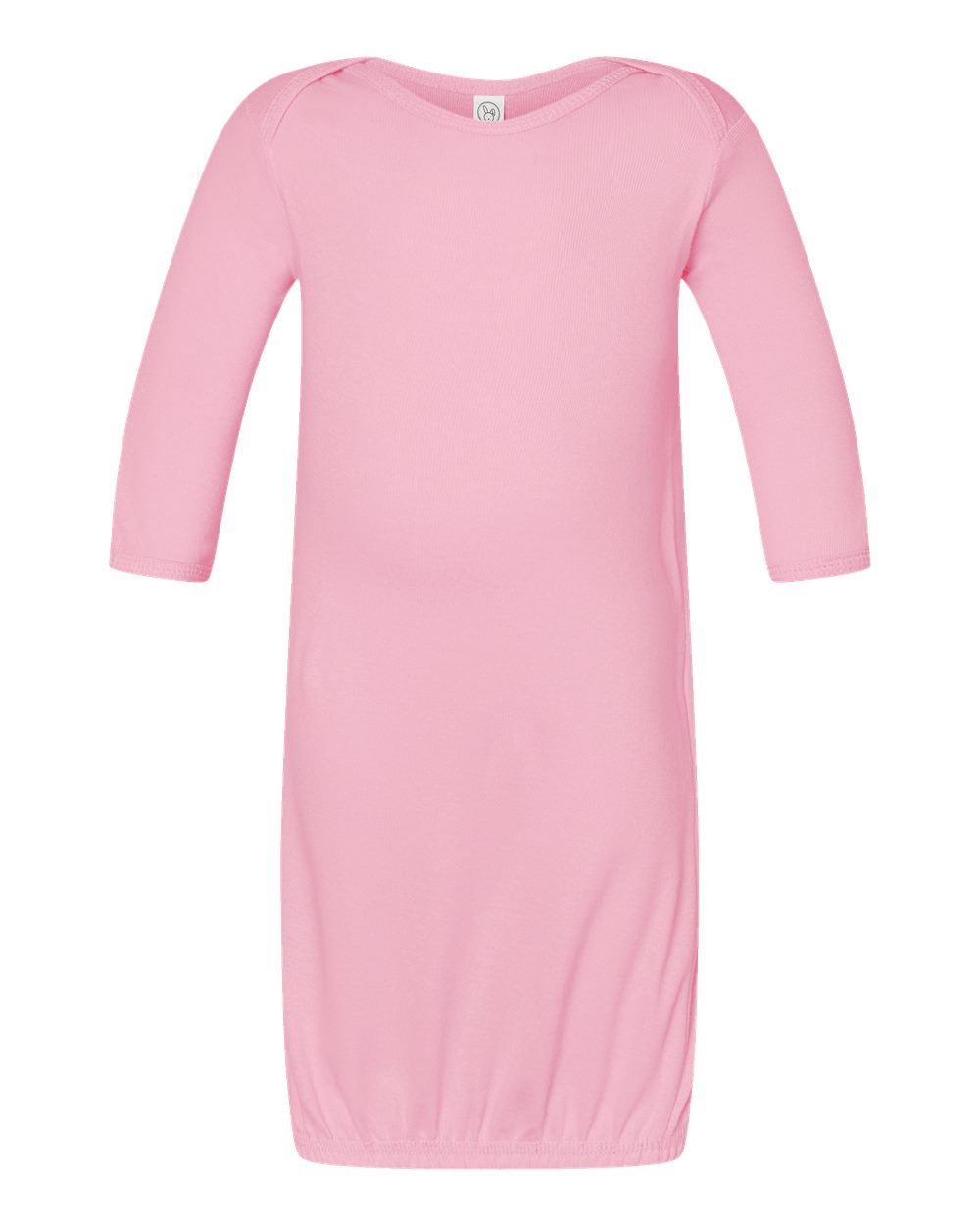 Front View of Pink Infant Baby Rib Layette - 4406