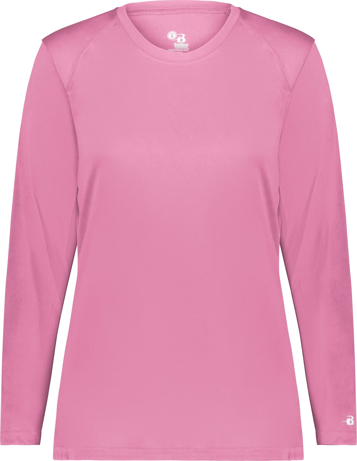 Front View of PINK LADIES B-CORE L/S TEE