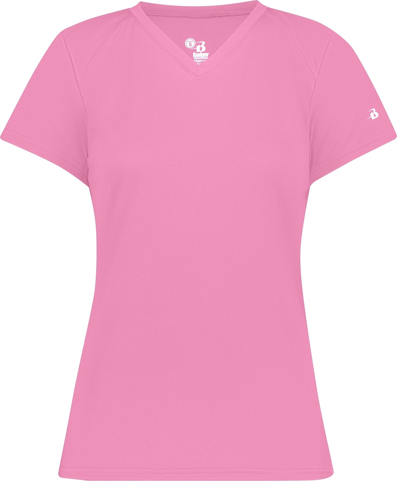 PINK LADIES B-CORE V-NECK TEE