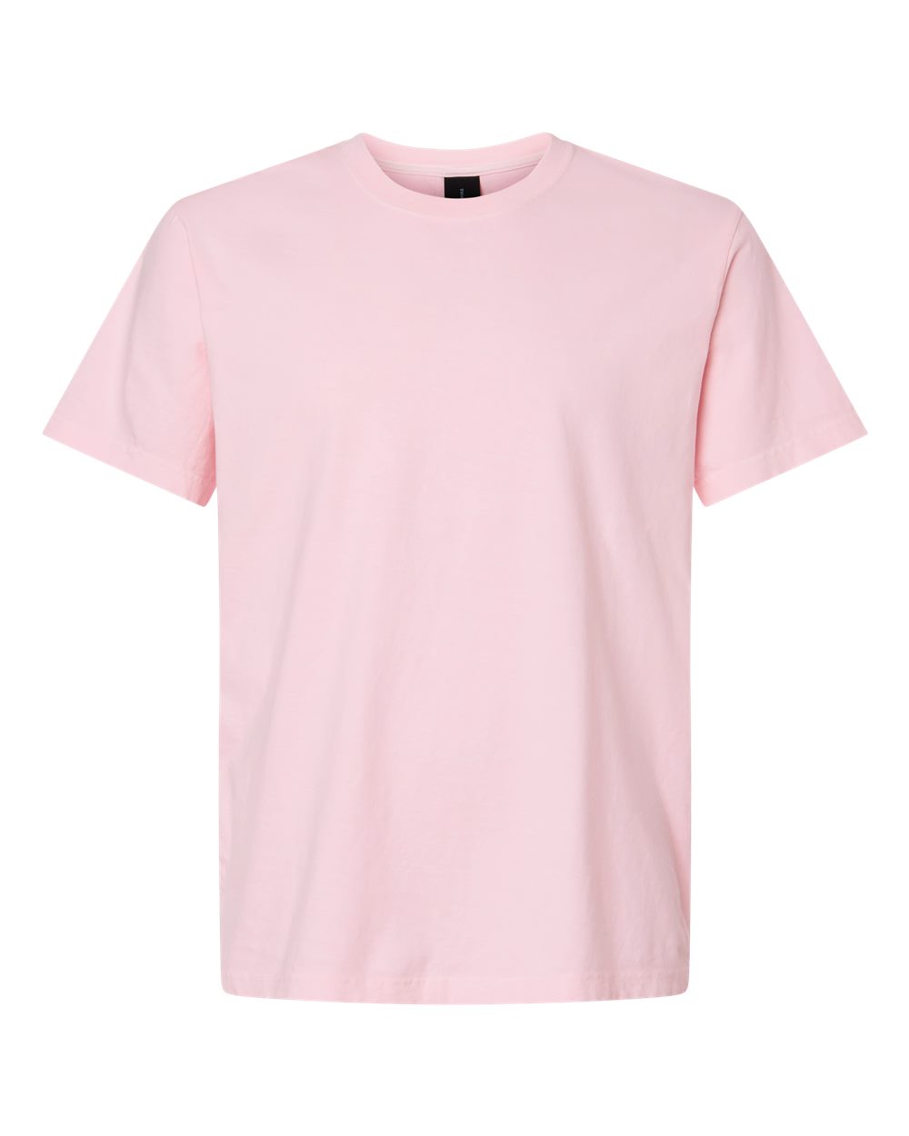 Front View of Pink Unisex Heavyweight Garment-Dyed Tee - 4810GD