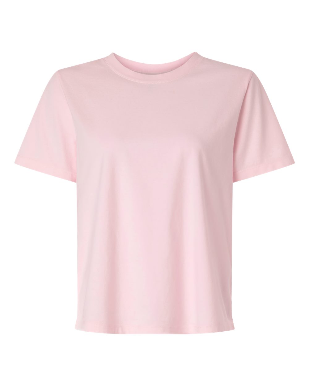 Front View of Pink Women's Garment-Dyed Tee - 6110GD