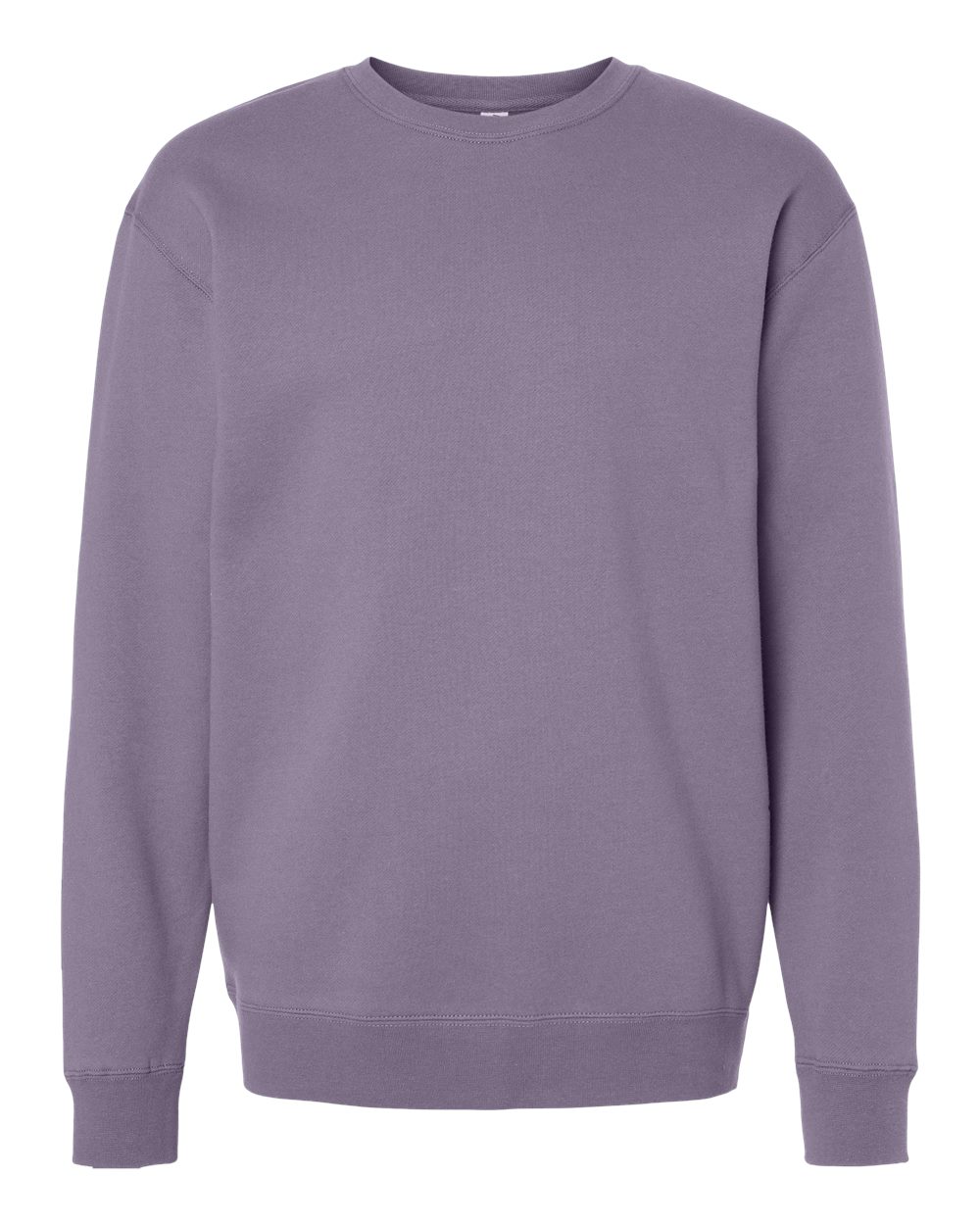 Front View of Plum Heavyweight Crewneck Sweatshirt - IND3000