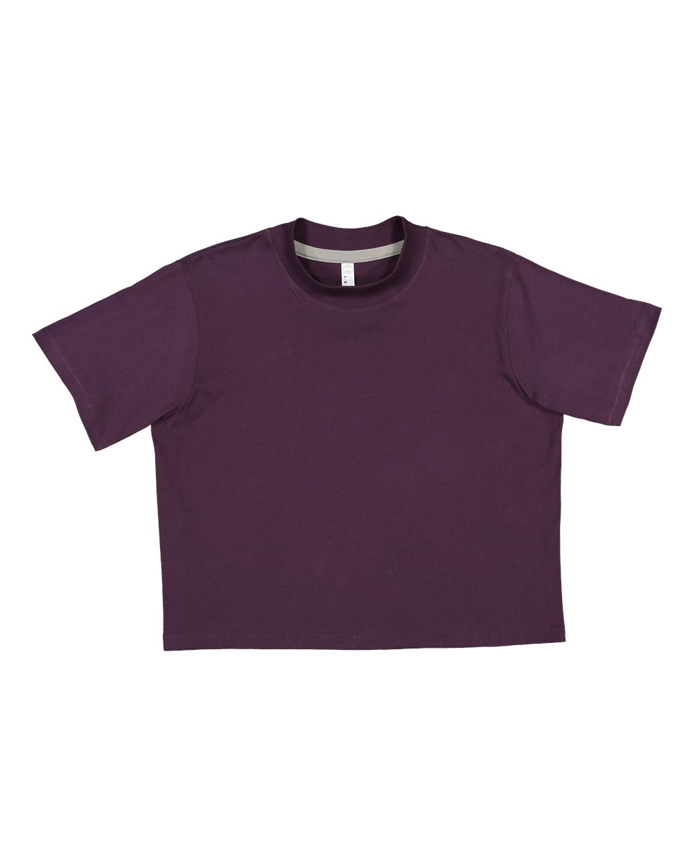 Front View of Plum Women's Boxy Tee - 3518