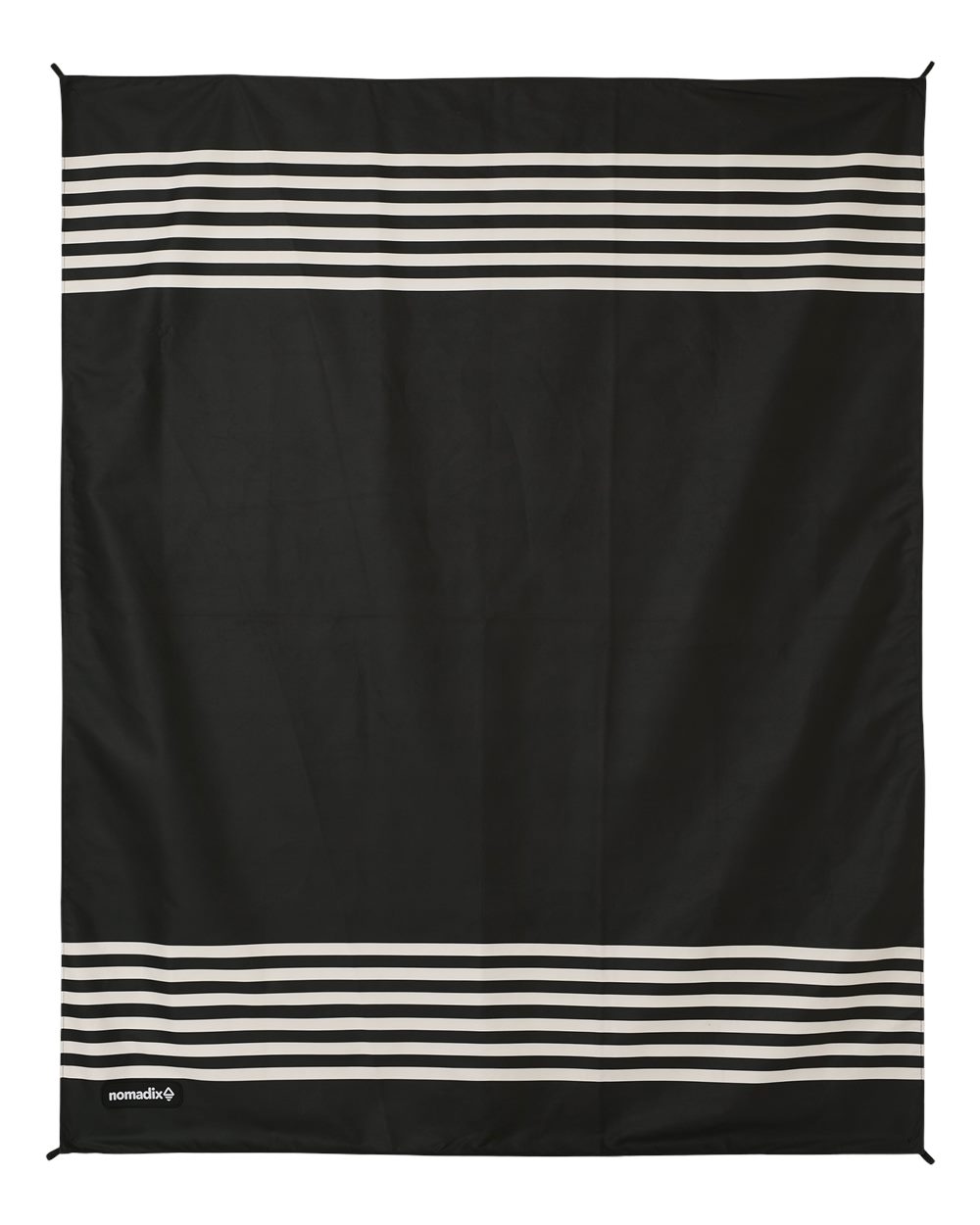 Front View of Poolside Black Festival Blanket - CFT