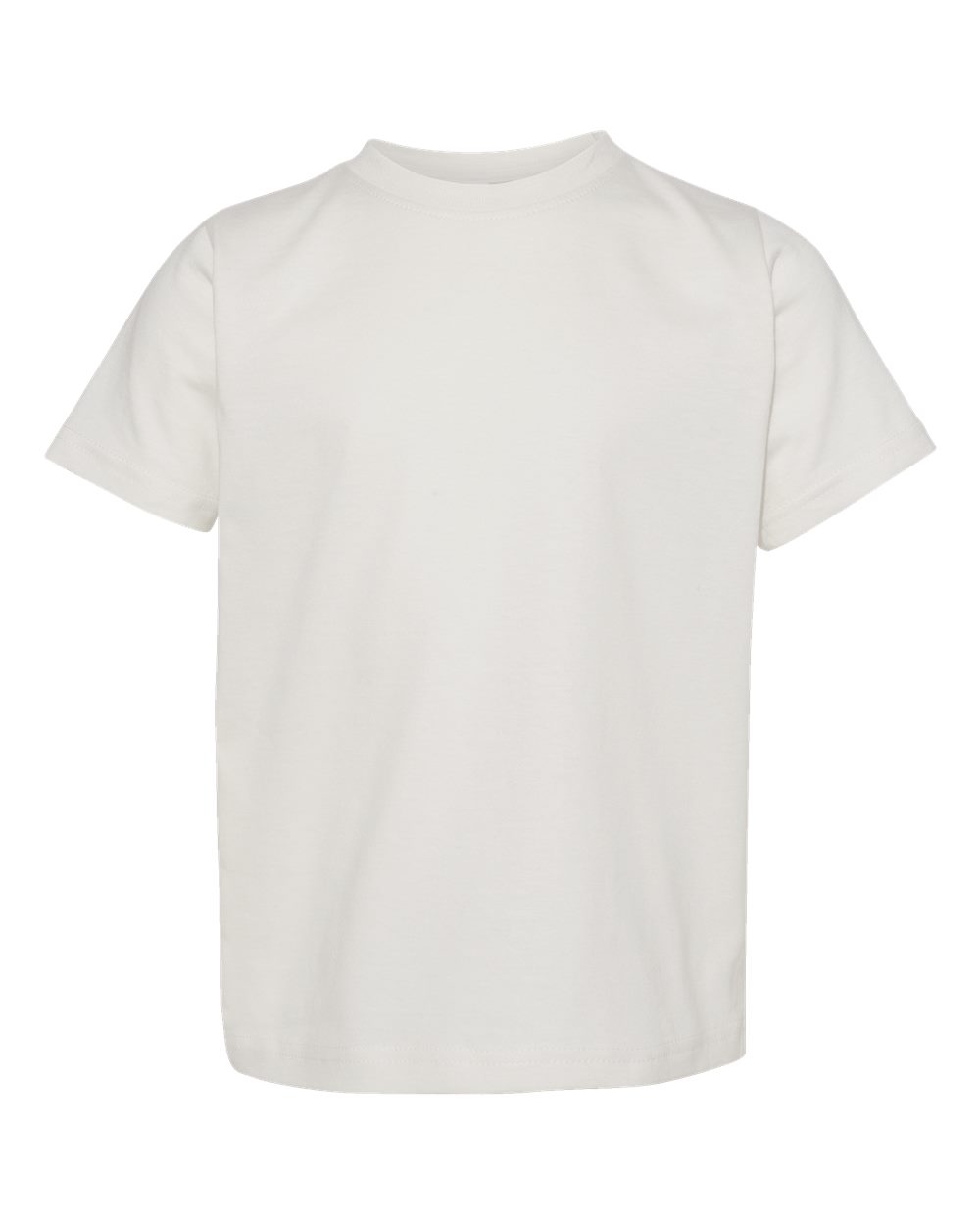 Front View of Porcelain Toddler Fine Jersey Tee - 3321