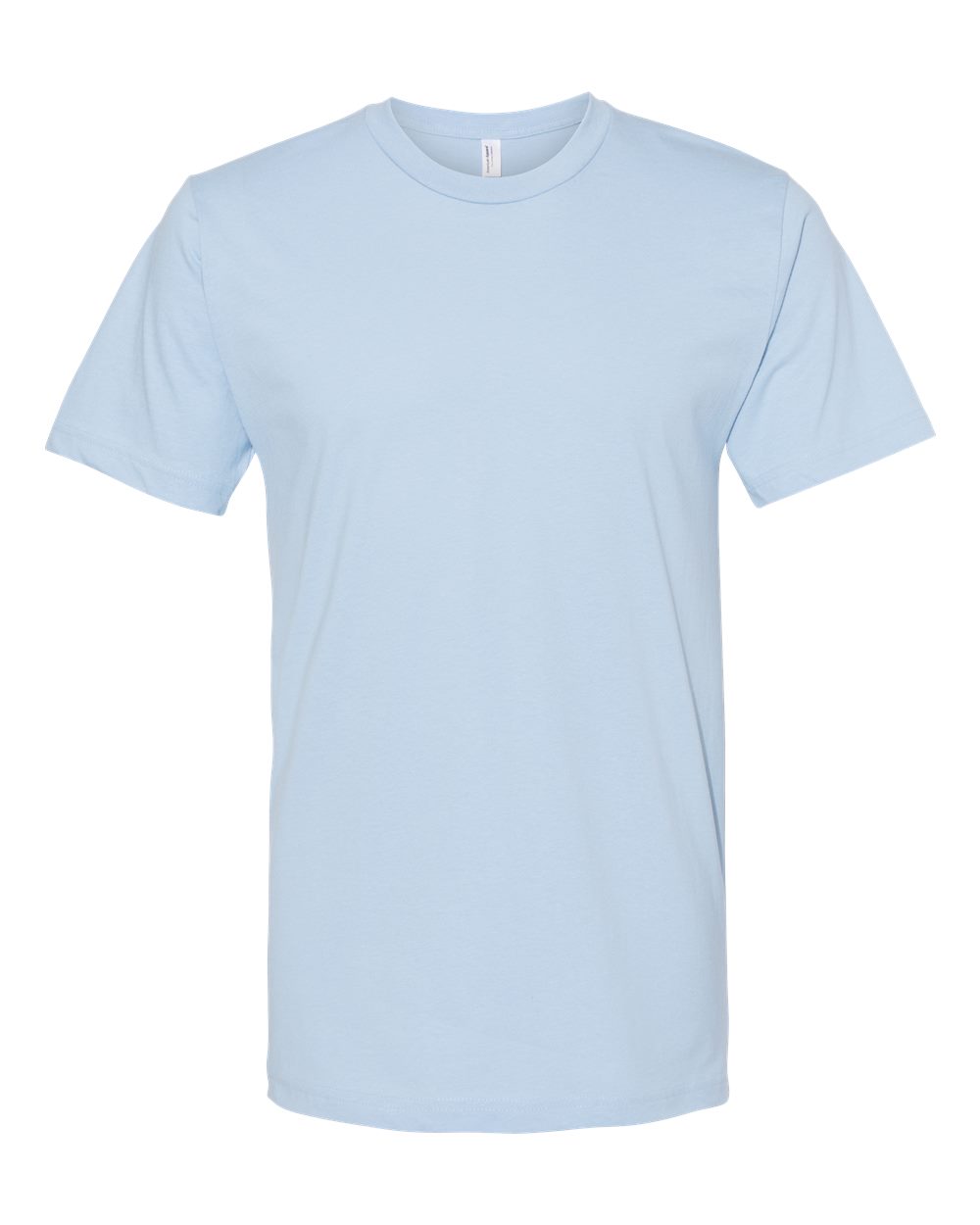 Front View of Powder Blue Fine Jersey Tee - 2001
