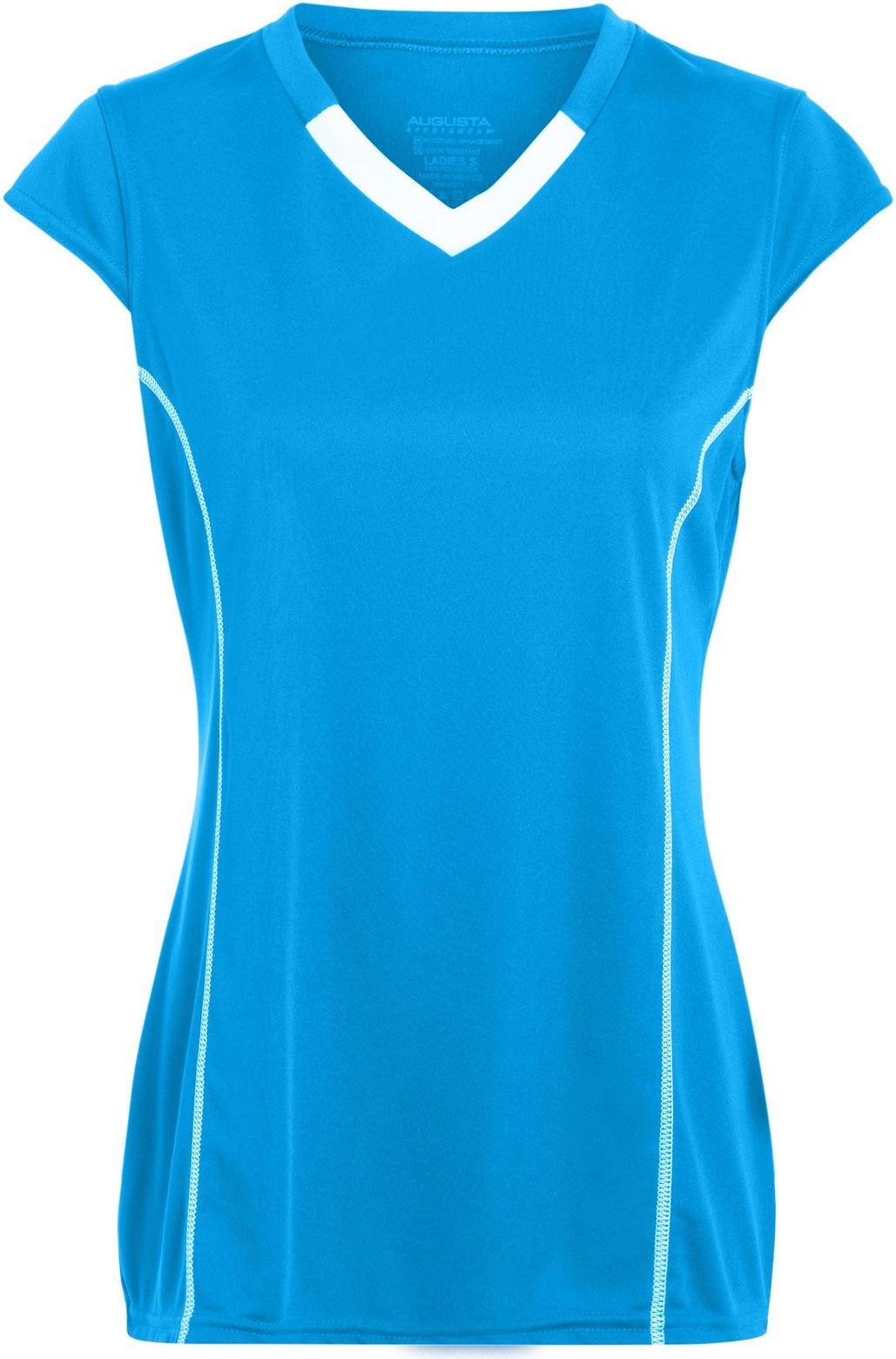 Front View of POWER BLUE/WHITE LADIES BLASH JERSEY
