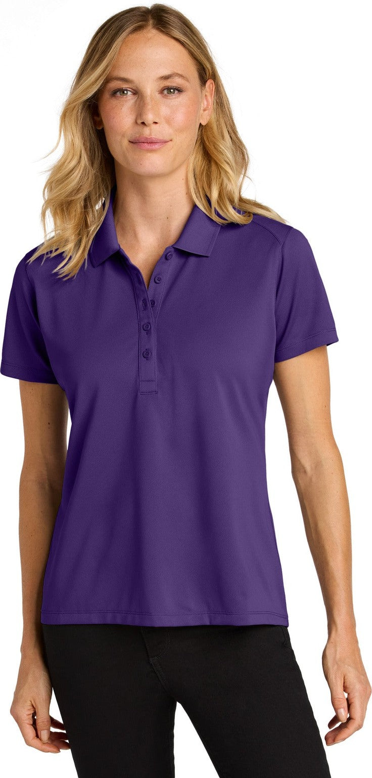 Front View of PrismPrpl Port Authority Women's Wearever Performance Pique Polo LK240