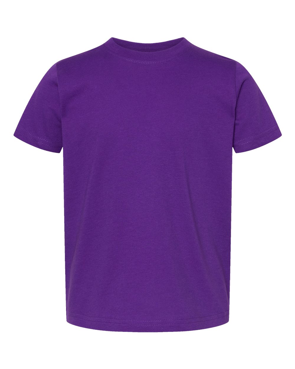 Front View of Pro Purple Toddler Fine Jersey Tee - 3321