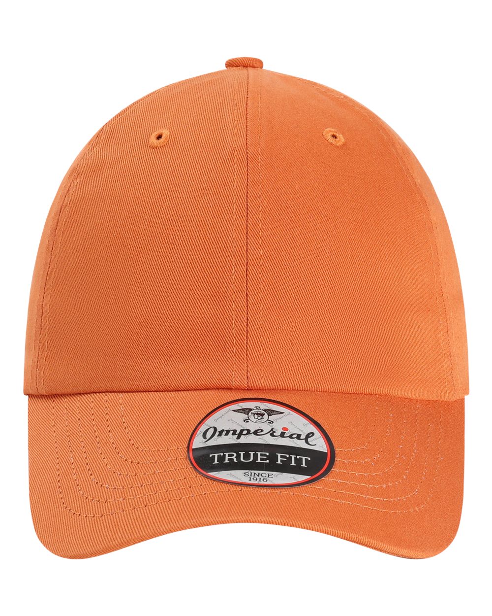 Front View of Pumpkin The Original Buckle Dad Hat - X210B