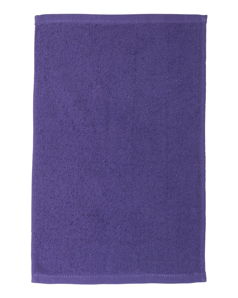Front View of Purple Budget Rally Towel - T18