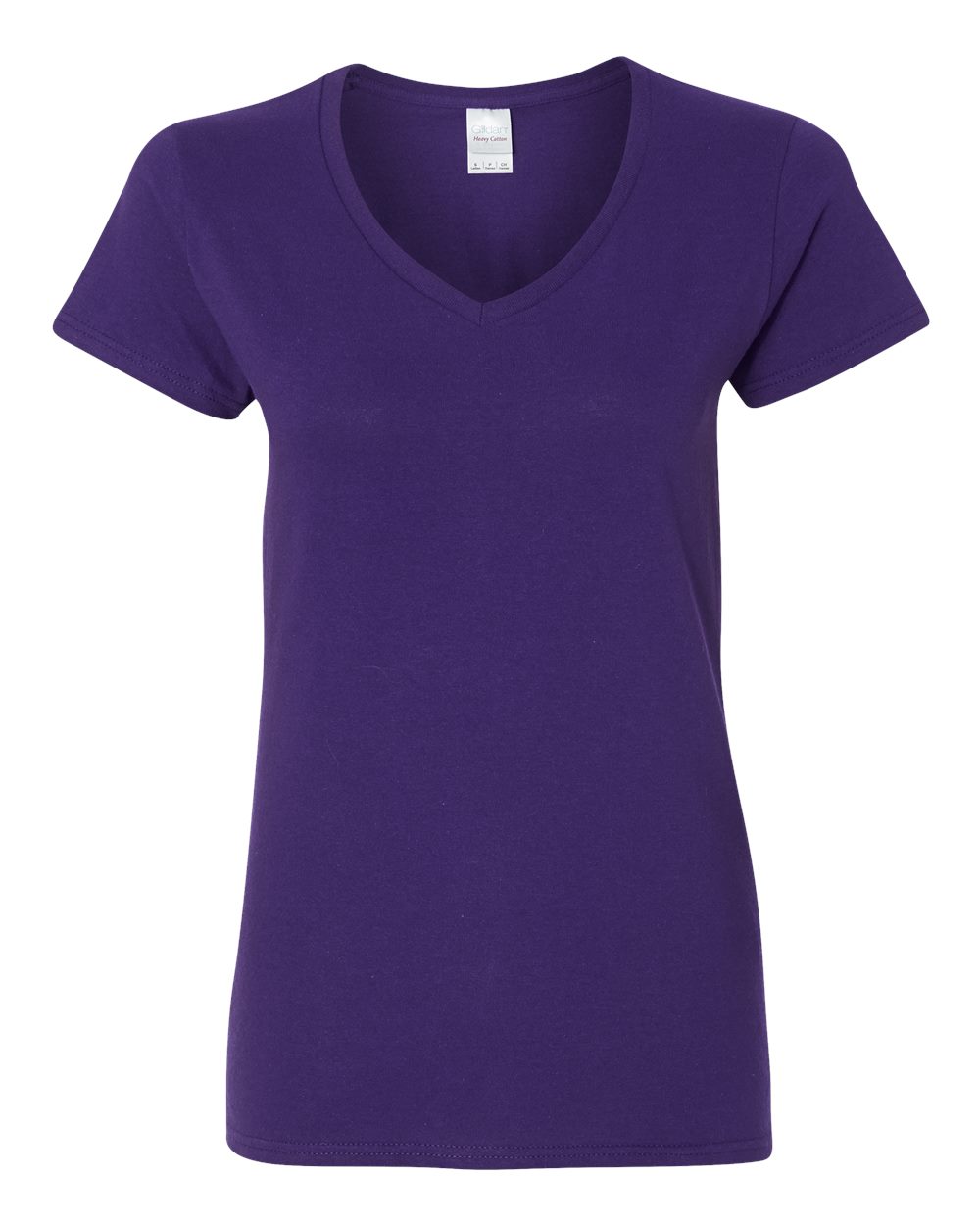 Purple Heavy Cotton™ Women’s V-Neck T-Shirt - 5V00L