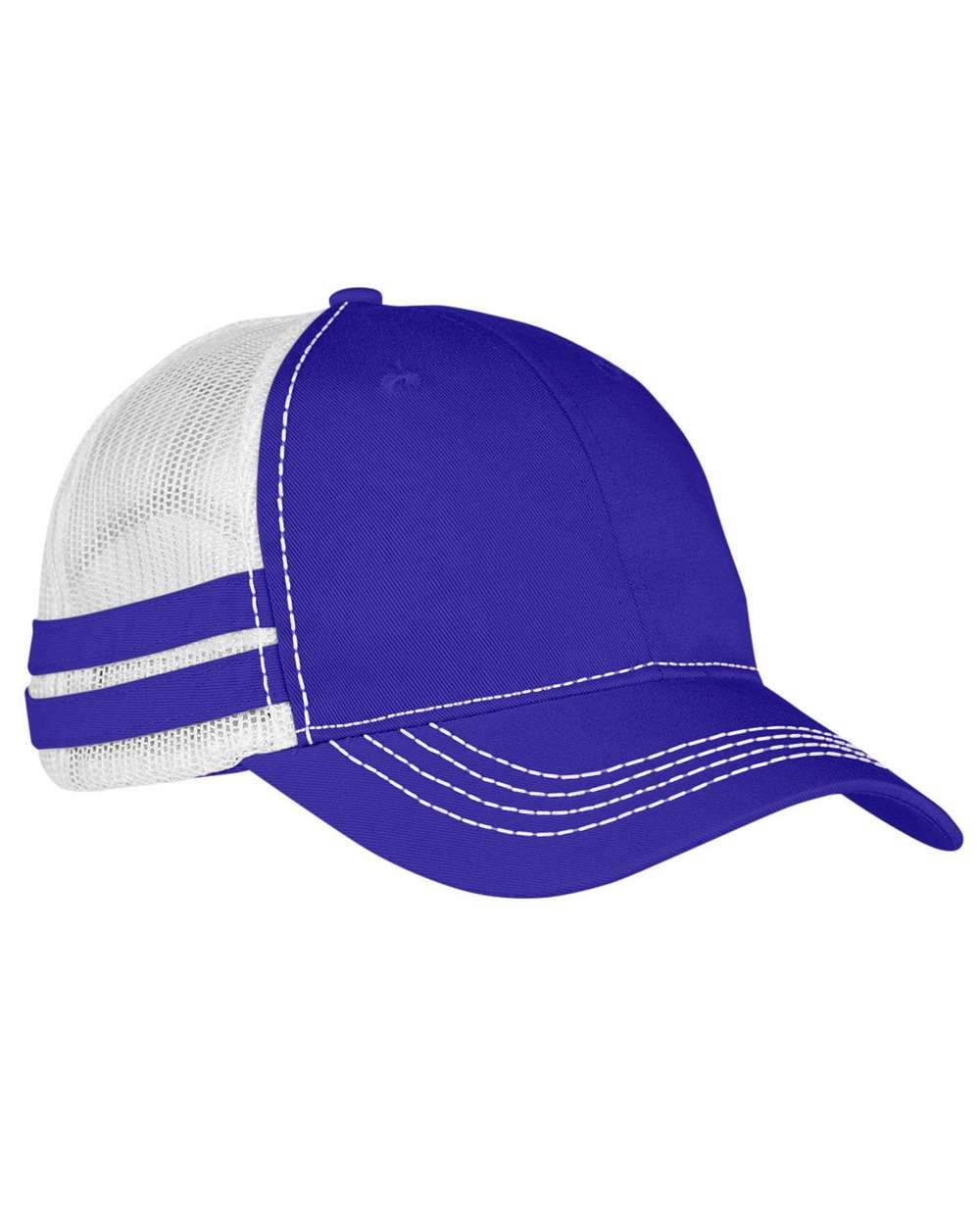 Front View of Purple Heritage Cap - HT102