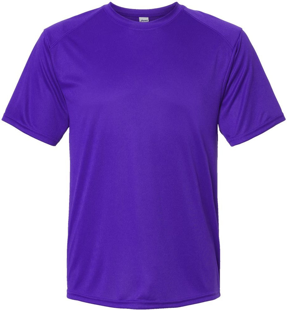 Front View of Purple Islander Performance T-Shirt - 200