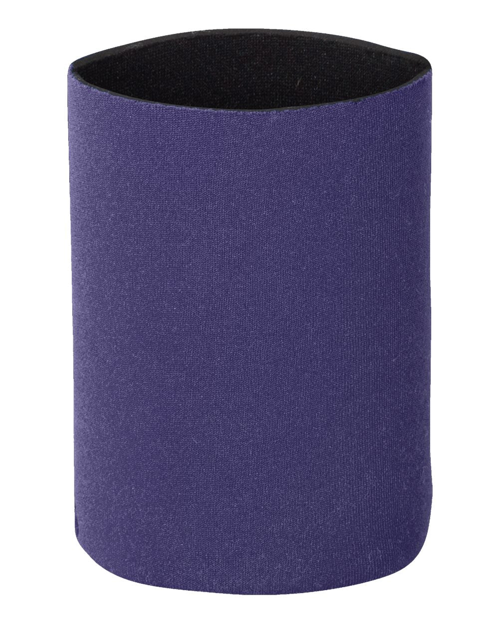 Front View of Purple Neoprene Can Holder - FT007