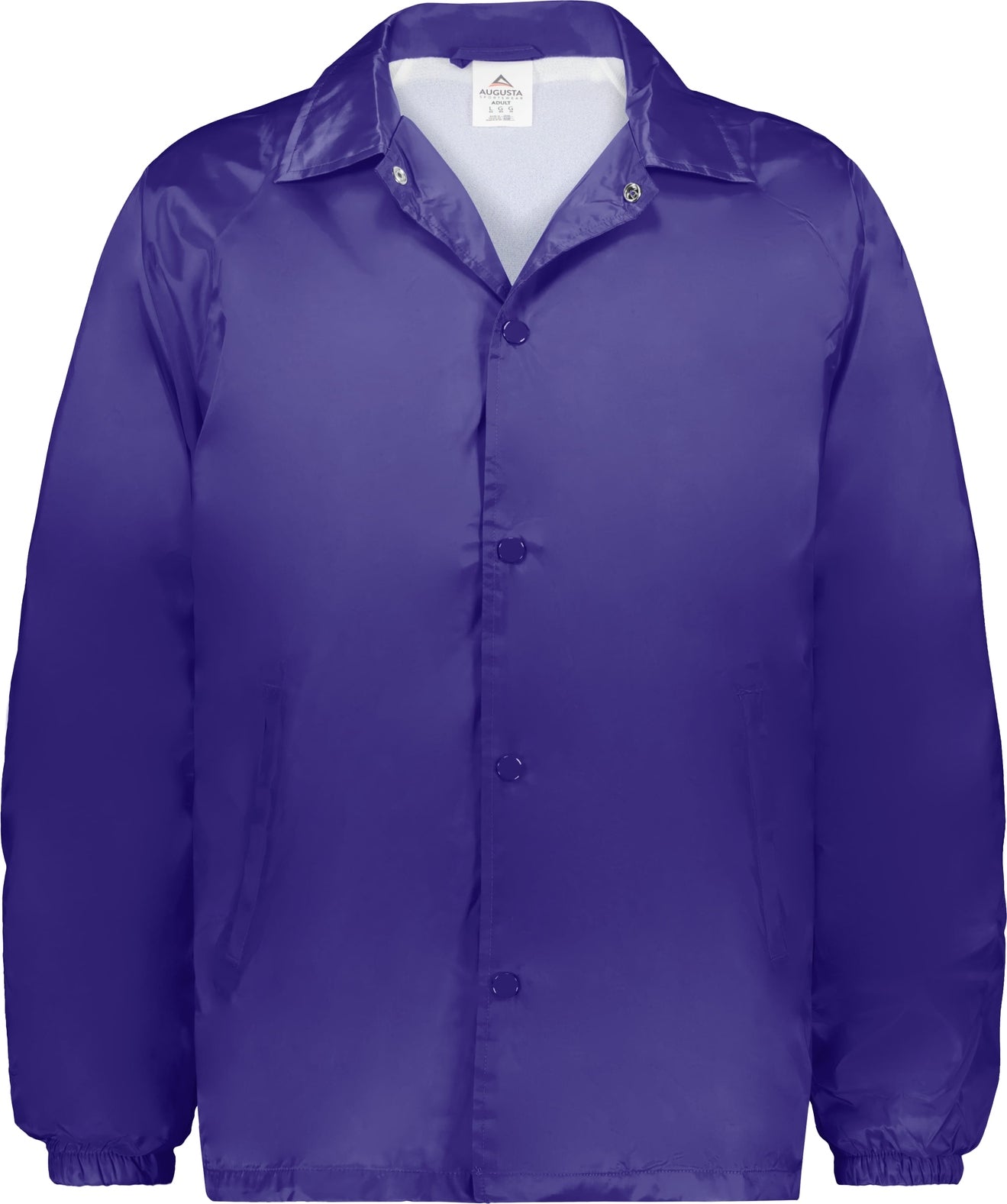 PURPLE NYLON COACH S JACKET/LINED