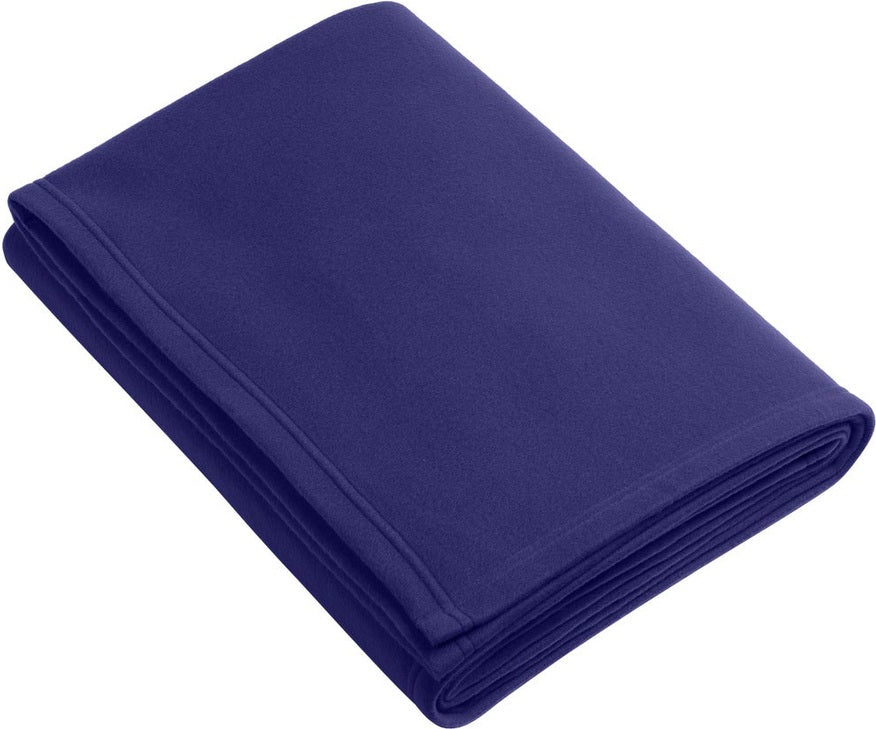 Purple Port Authority Core Fleece Blanket. BP60
