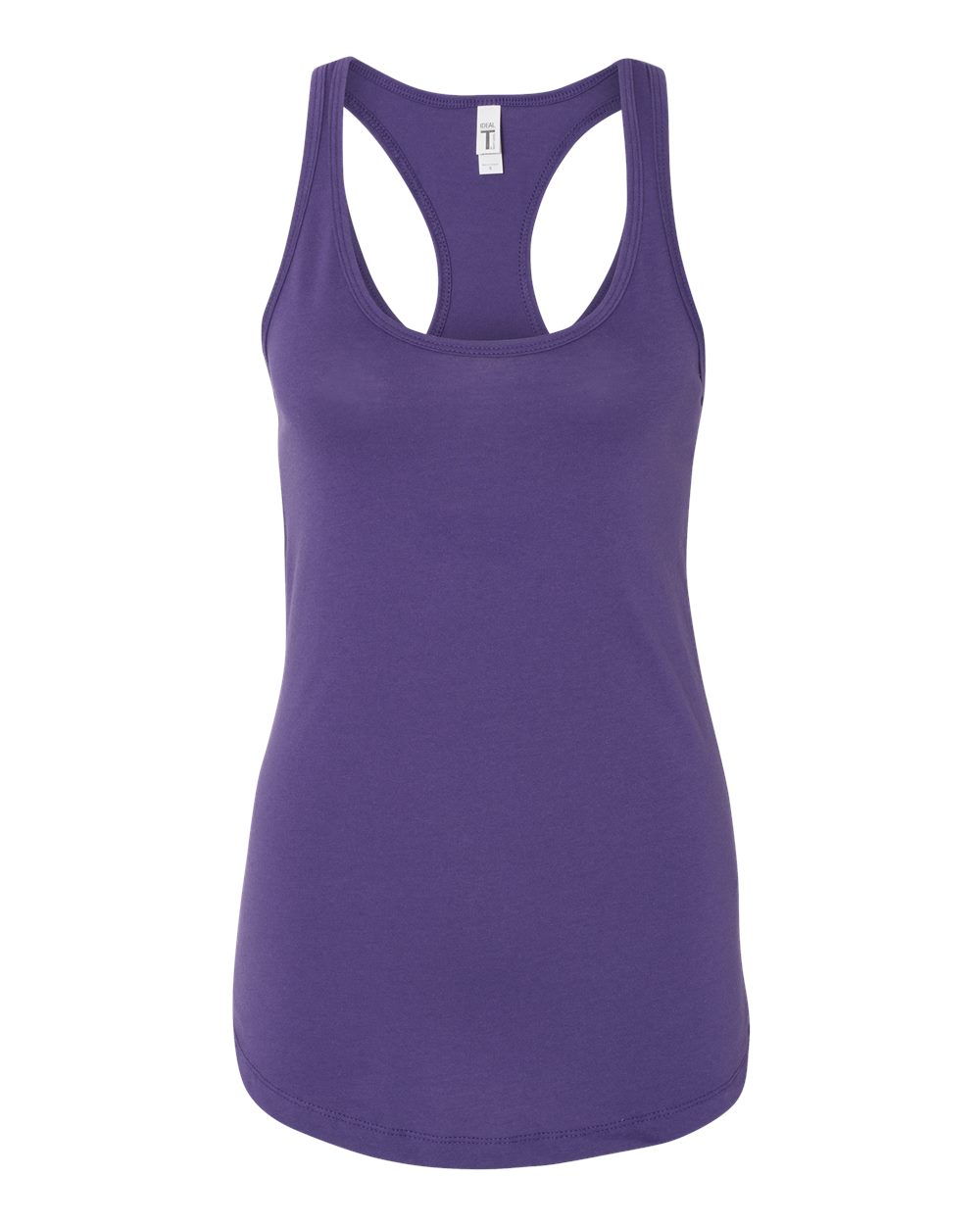 Front View of Purple Rush Women's Ideal Racerback Tank - 1533