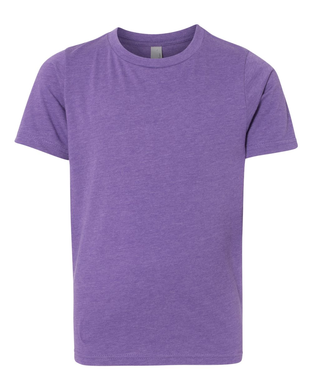 Front View of Purple Rush Youth CVC T-Shirt - 3312