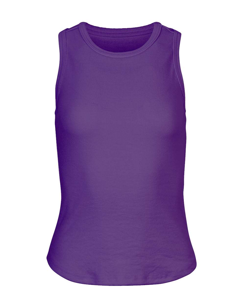 Front View of Purple Women's Adrienne Tank Top - BW2501