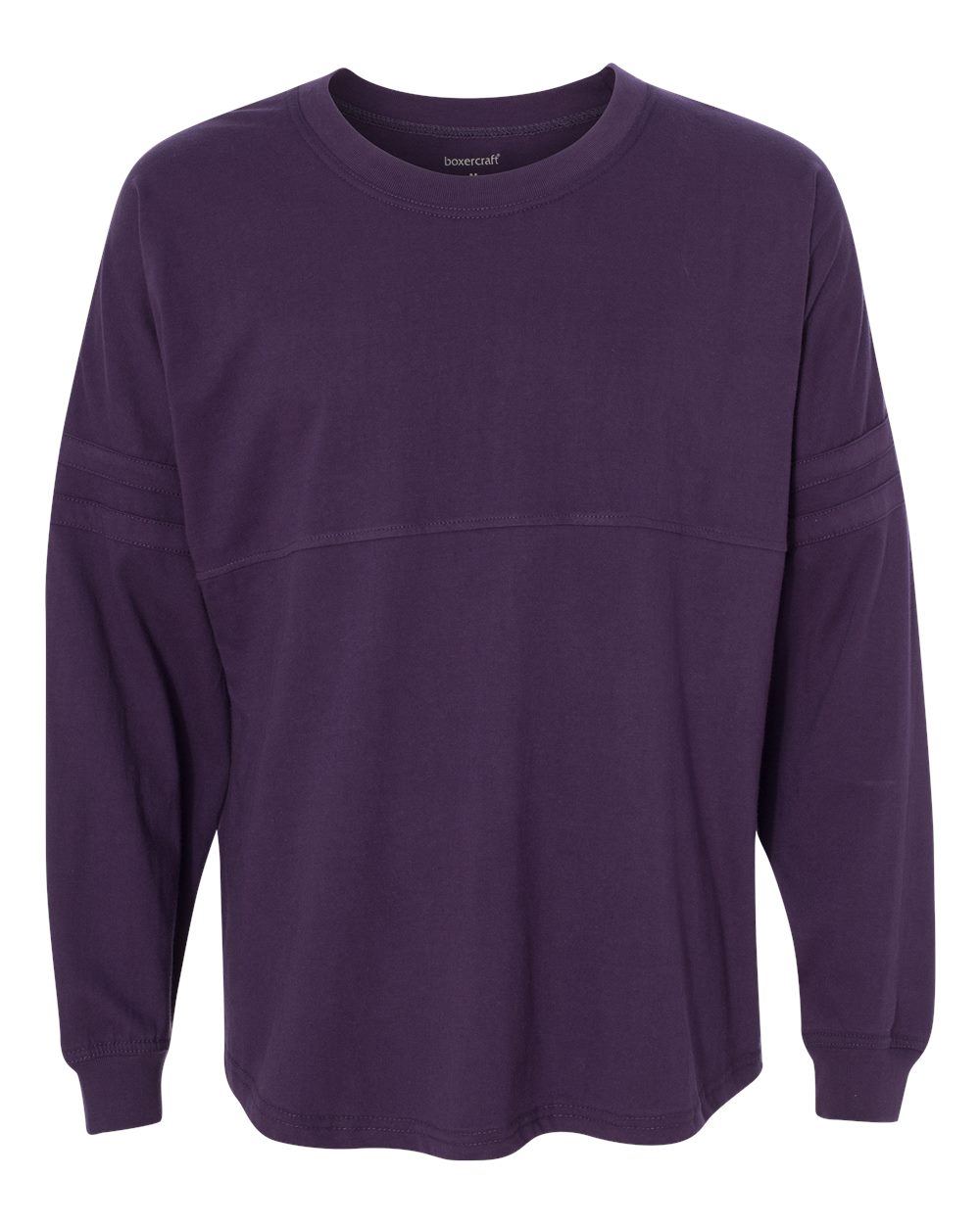 Purple Women's Jersey Pom Pom Long Sleeve T-Shirt - T14