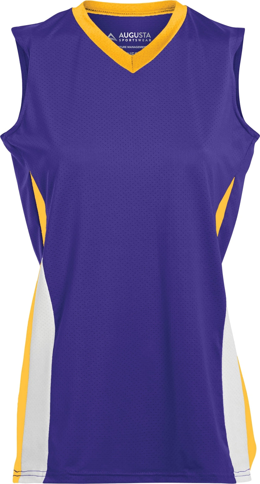 PURPLE/GOLD/WHITE LADIES TORNADO JERSEY