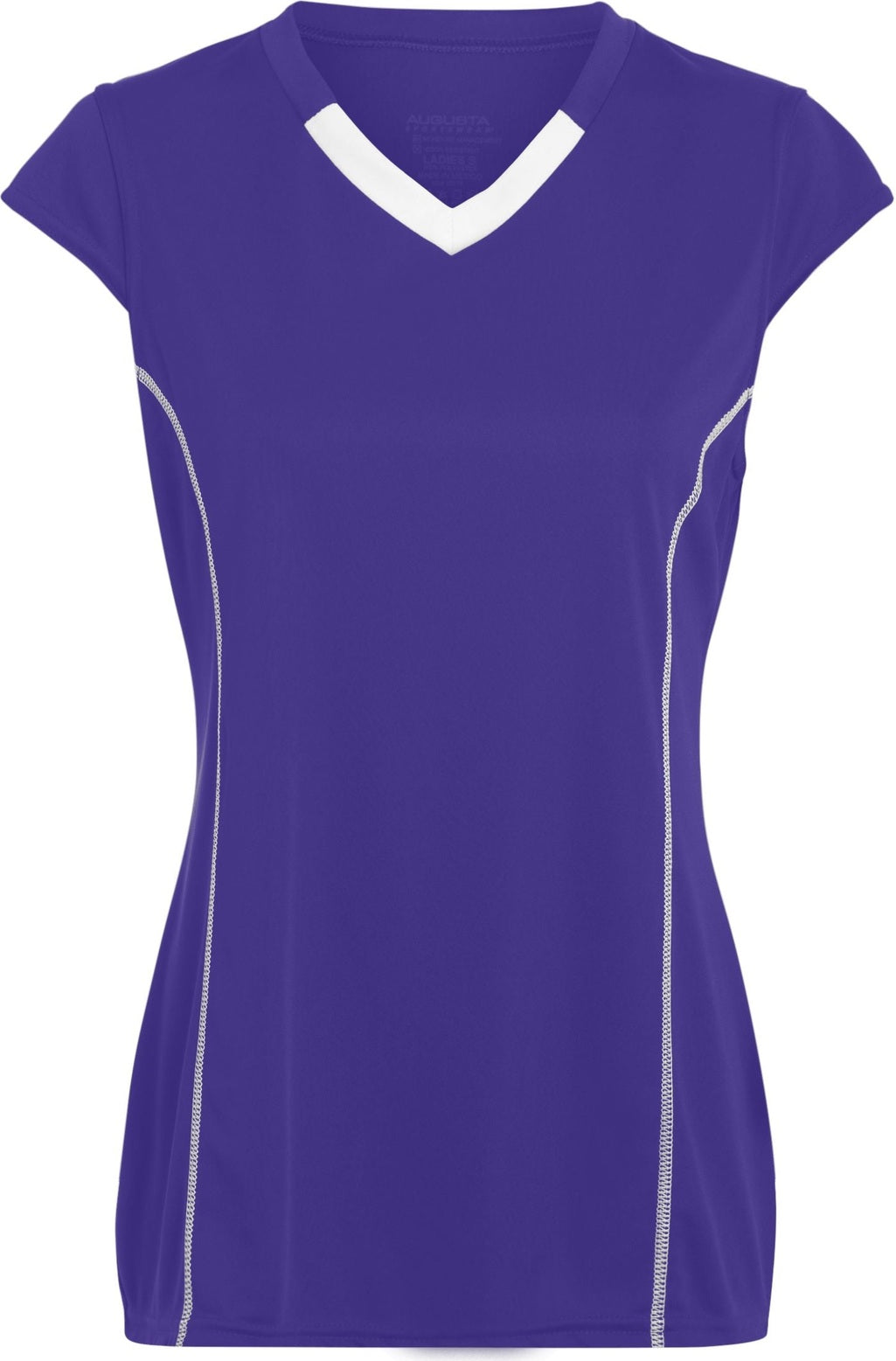 Front View of PURPLE/WHITE LADIES BLASH JERSEY
