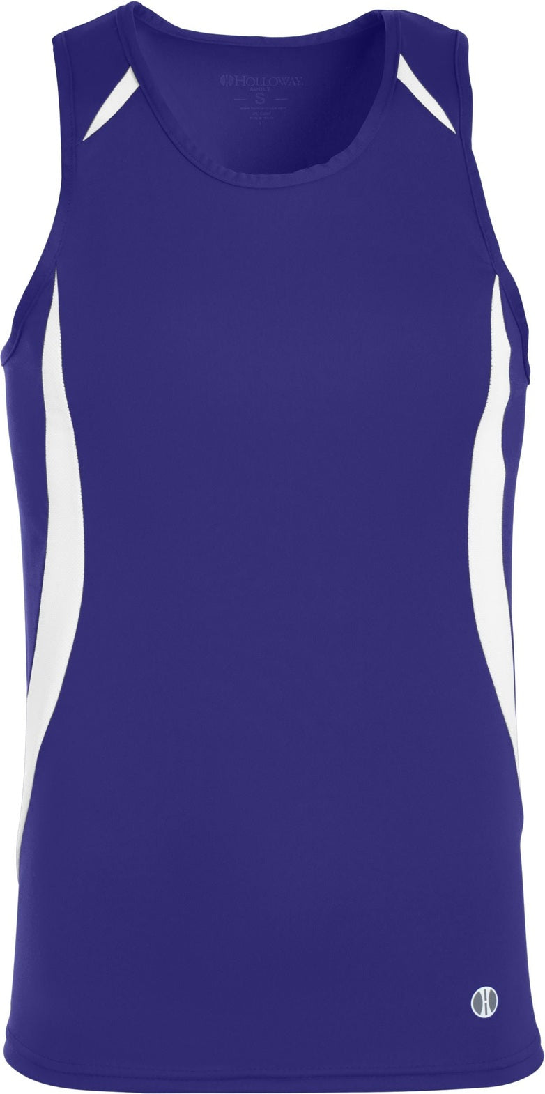 PURPLE/WHITE SPRINTER SINGLET