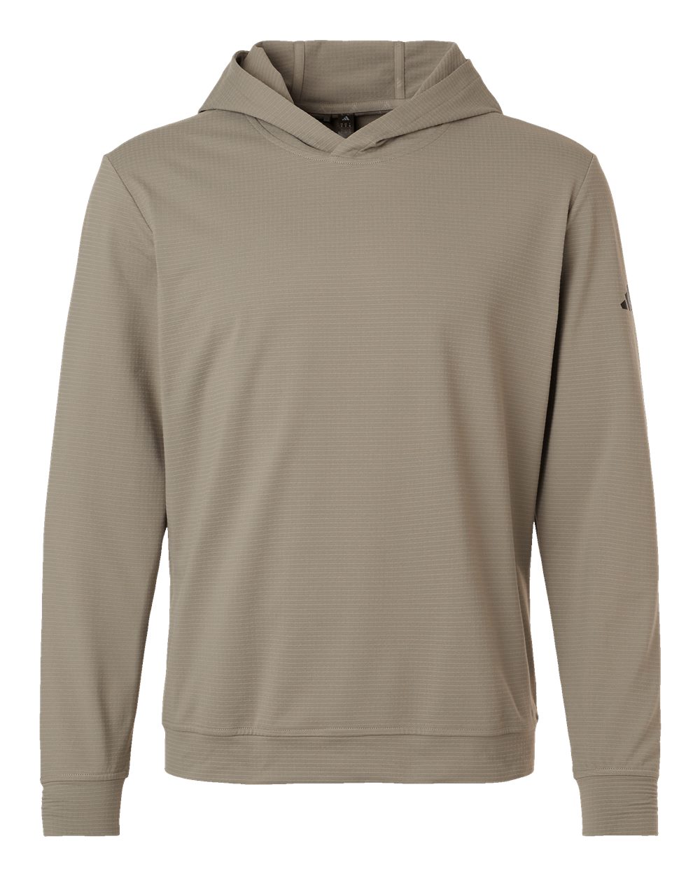 Front View of Putty Beige Ultimate Elevated Hoodie - A2009