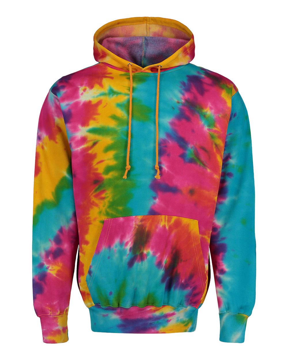 Rainbow Classic Fleece Tie-Dye Hooded Sweatshirt - 1290
