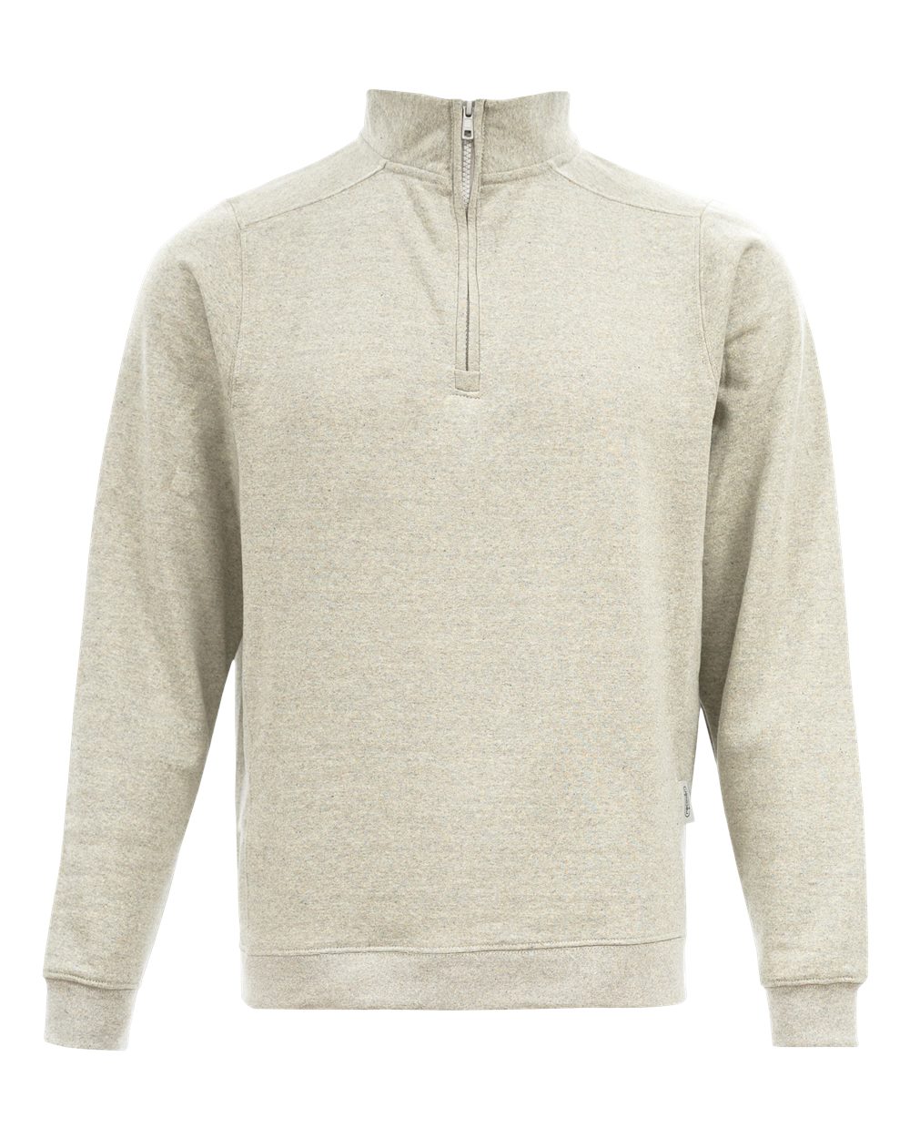 Front View of Rainbow Quarter-Zip Pullover - RC1096