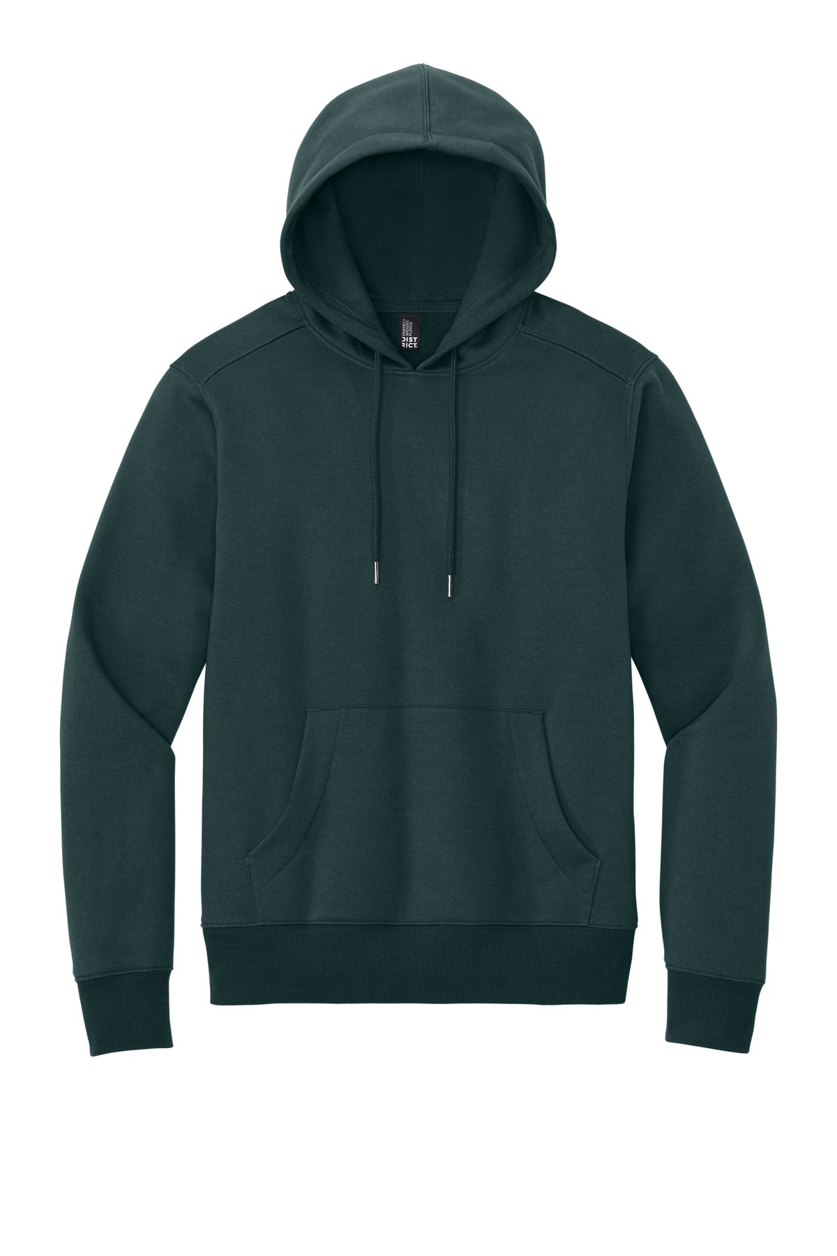Front View of Rainforest District Perfect Weight Fleece Hoodie DT1101